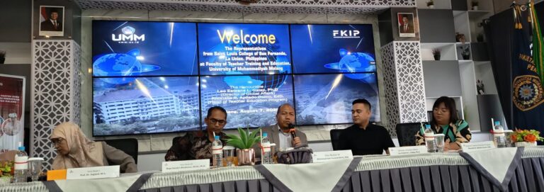 Kerjasama Internasional UMM dengan Sains Louis  College of San Fernando Phillipines