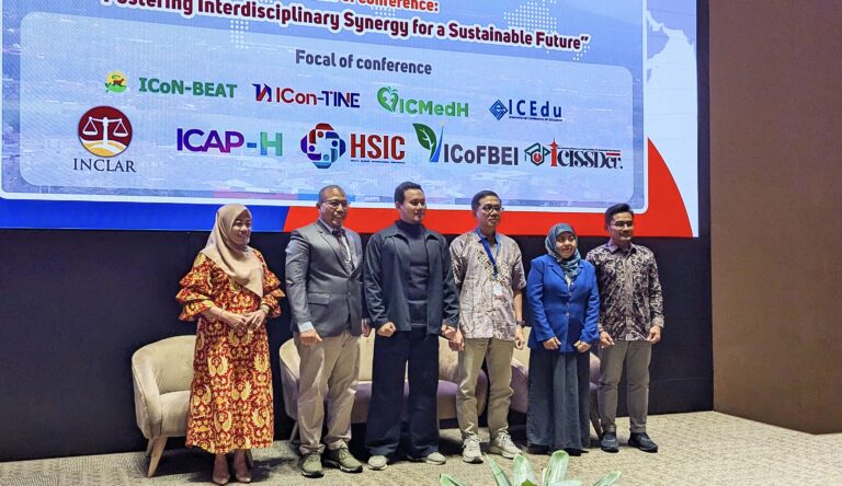 Pembukaan ICoSDev 2025, Wakil Rektor IV Serukan Ajakan untuk Bersama-sama Hadapi Isu-Isu Global Terkini